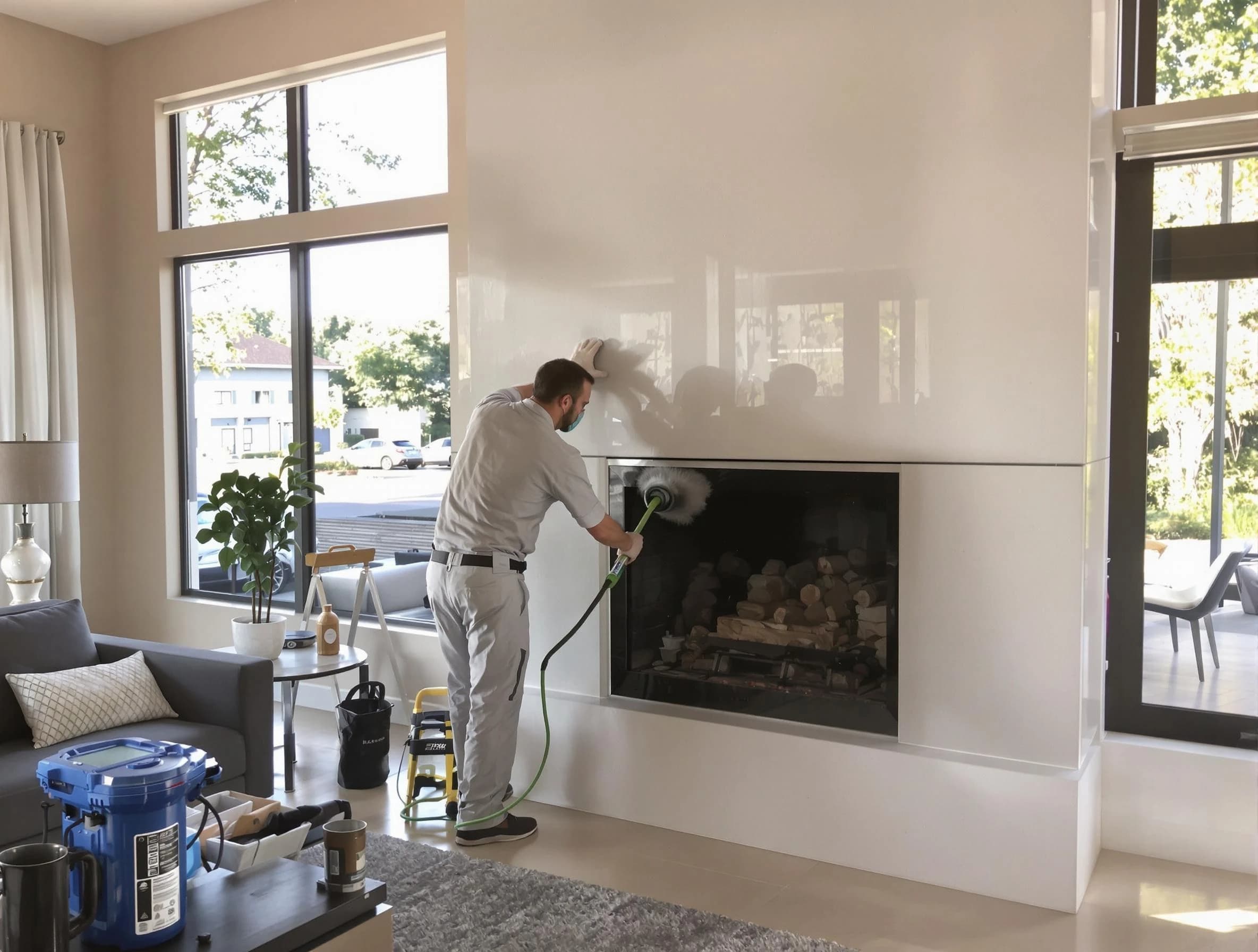 Wellsville Chimney Sweep performing thorough soot removal in Wellsville, UT